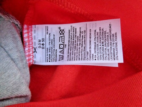 NEW with Tag Baby Gap Hoodie Cardigan Jacket Sweatshirt Zip 0-3m 3m Boys Clothes - Picture 3 of 4