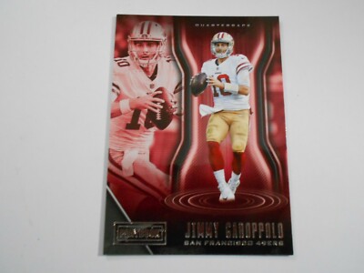 JIMMY GAROPPOLO 2018 Playbook #98 San Francisco 49ERS Patriots Eastern Illinois 