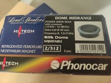 Dome Midrange HiTech Phonocar