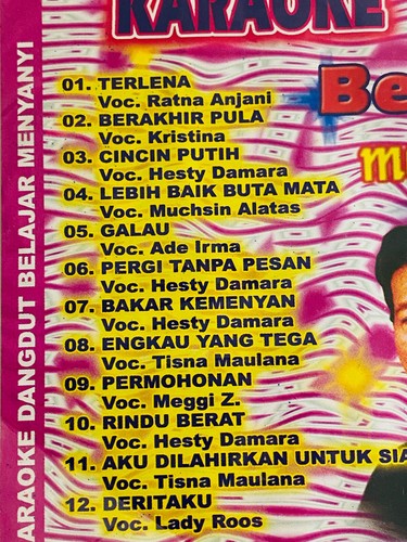 Dangdut Belajar Menyanyi Karaoke DVD Indonesian Music DVD - Picture 4 of 6