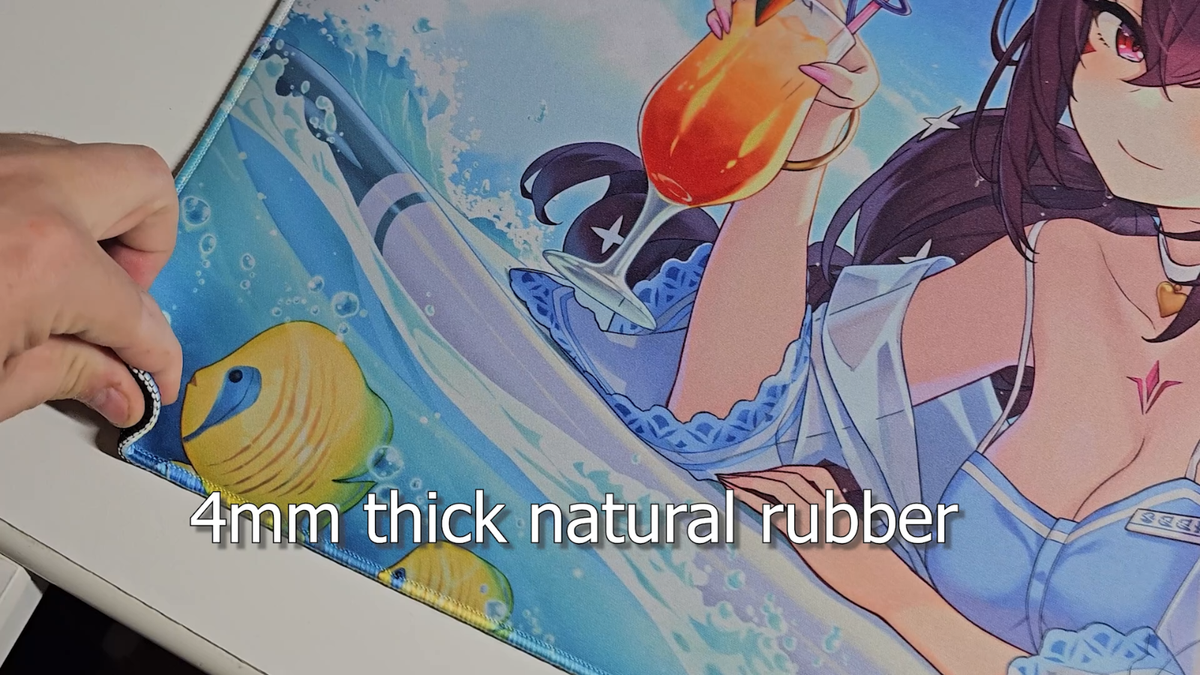 Sexy Cat Girl Nekomimi XL Mouse Pad Desk Mat Gaming Play Mat Ecchi