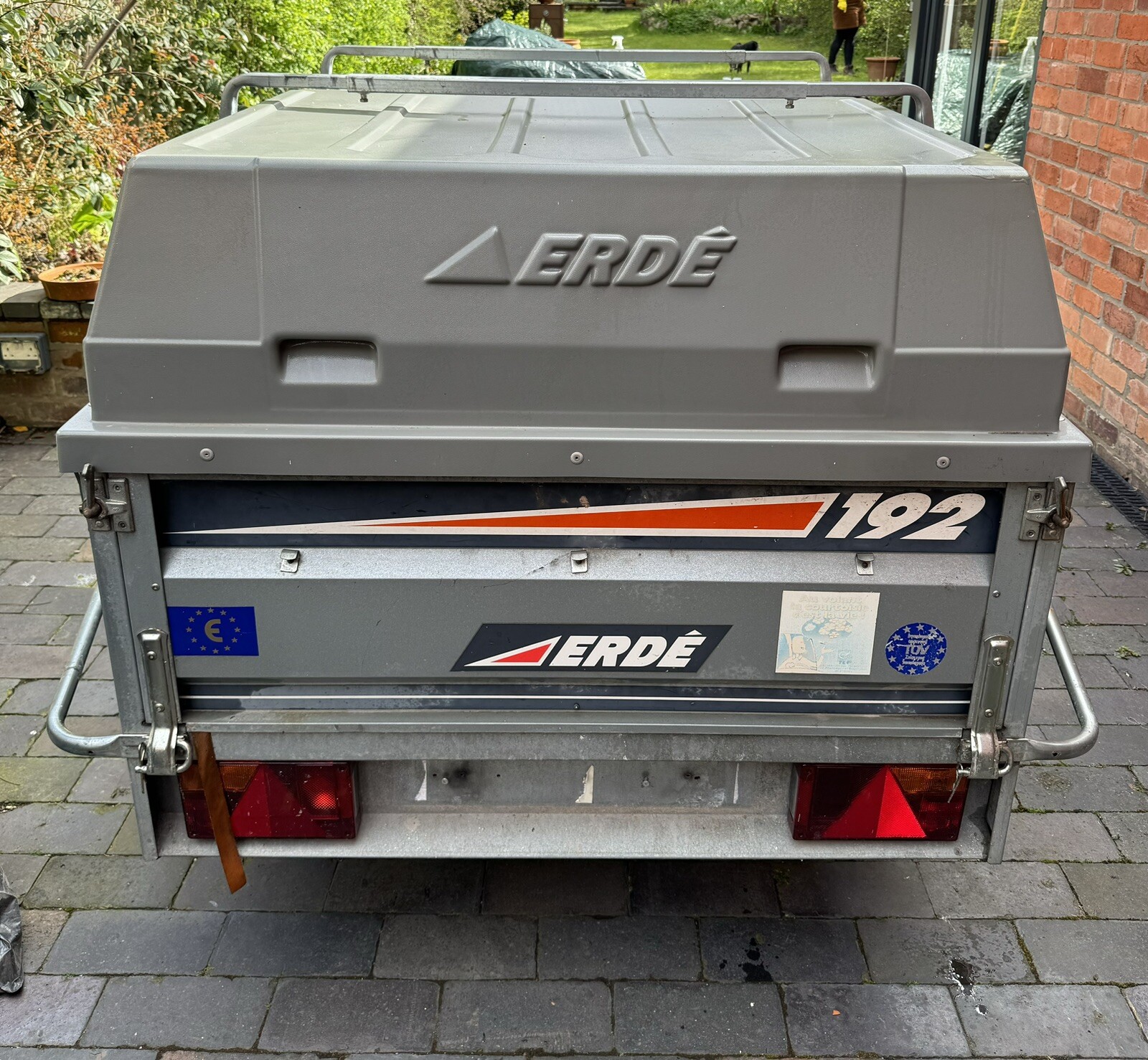 Erde tipping trailer (192) Box Car Camping Trailer with ABS Cover And
