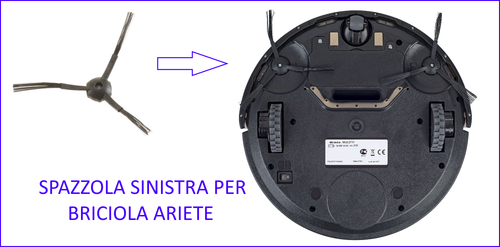 Spazzola per Aspirapolvere ARIETE Briciola Setola Rotante Ricambi 2711 2712  | eBay