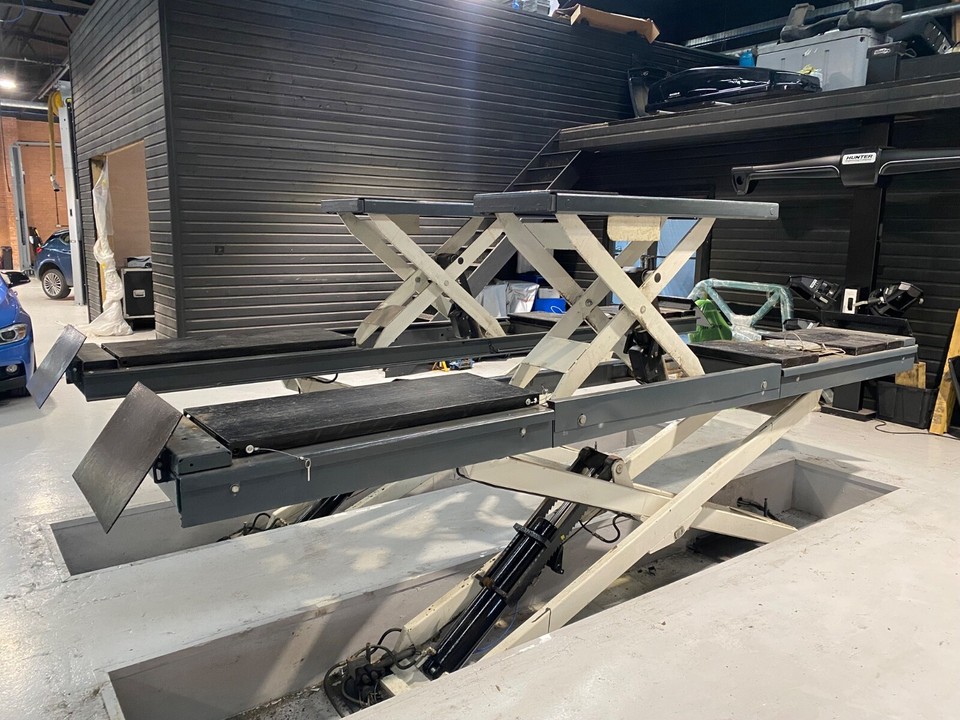 Autostenhoj Scissor-in-scissor Alignment Ramp | eBay UK