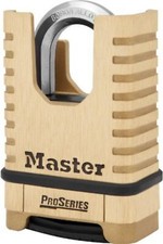 Master Lock 1177D Pro Series Brass Resettable Combination Padlock 2-1/4 in(57mm)
