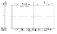 NRF 550040 KüHler, MotorküHlung For Honda