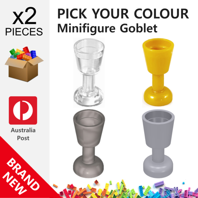 2x Genuine LEGO™ - Minifigure Goblet - 2343 6269 28657 New Parts