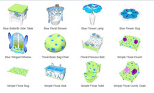 PICK THREE FOR $4! Webkinz Virtual Items Floral Princess Theme