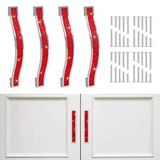 Drawer Pulls Handle Bling Dresser Cupboard Closet Cabinet Wardrobe Door Furni...