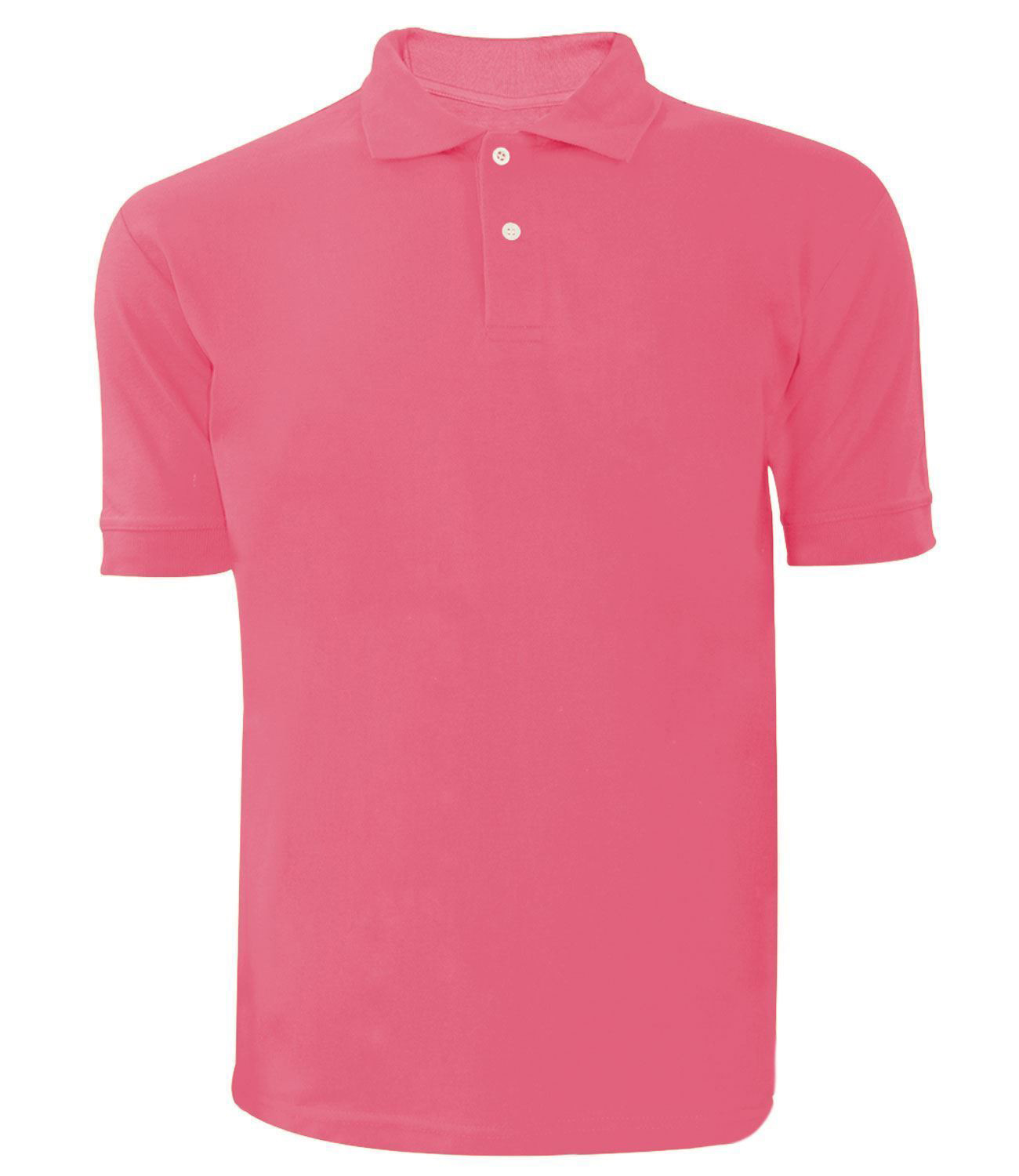 Mens Polo Shirts Plain T Shirt Pique Cotton Short Sleeves Regular Fit