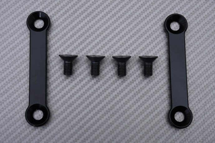 Plaques de blocage repose-pieds KAWASAKI Z400 accessoire moto alu 2019-2023