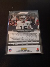 2019-20 Panini Prizm NFL Tyrell Williams GREEN PRIZM #133