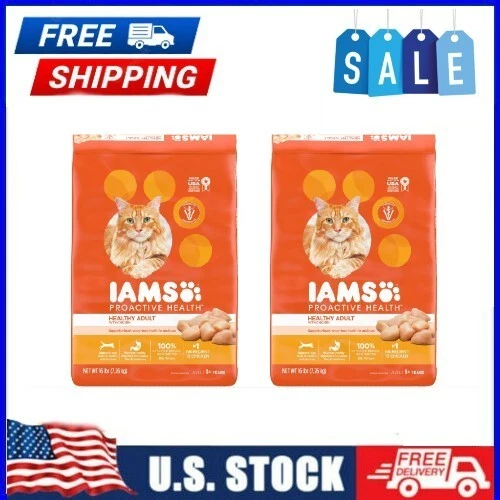 Iams orange top bag cat food