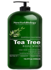 Tea Tree Body Wash - 16 OZ - Helps Jock Itch & Itchy Skin Nail Fungus Athletes