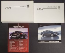 2006 Pontiac Grand Prix Owners Manual Handbook Original Owners Manual. Ptc-11
