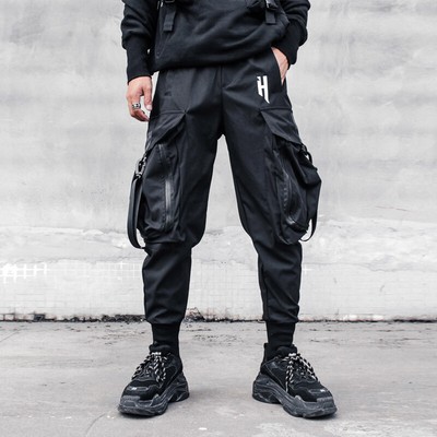 Men's Women Ribbons Straps Zipper 