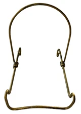 Display Plate Rack Store Fixture Metal Gold Finish Tulsa Wire Adjustable 20 +