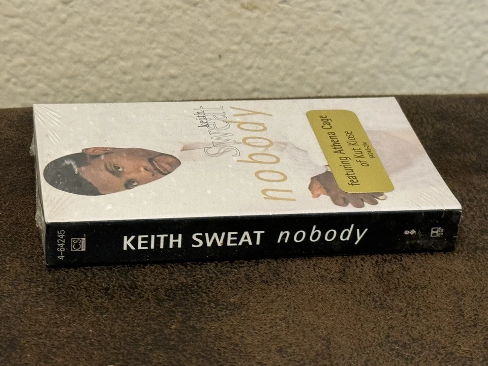 Keith Sweat NOBODY Hype Sticker Sealed Single Cassette Tape CLASSIC - NEW NOS - Image 2 of 4
