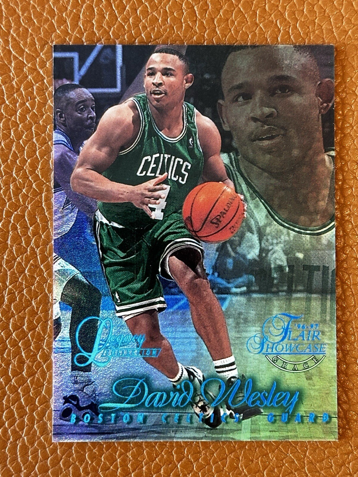 1996 Flair Showcase Row 1 Legacy David Wesley #/150