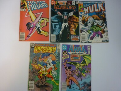 Marvel Comics  1982,June #272,1984,July #17,DC Comics,1982,May #57,July #2,Sept 