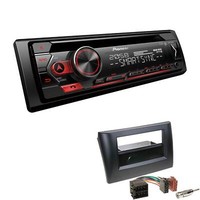 Pioneer Autoradio CD Bluetooth Spotify USB FüR Fiat Stilo 2001-2008 Schwarz