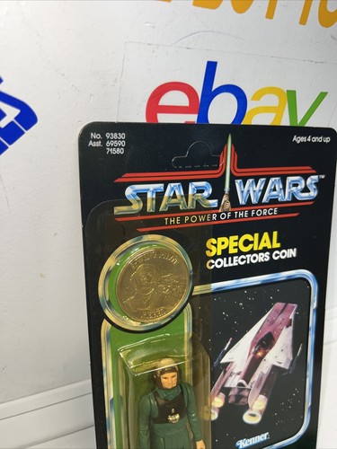 A-WING PILOT Star Wars Power Of The Force 92 Back 1984 MOC Vintage READ Kenner - Picture 2 of 24