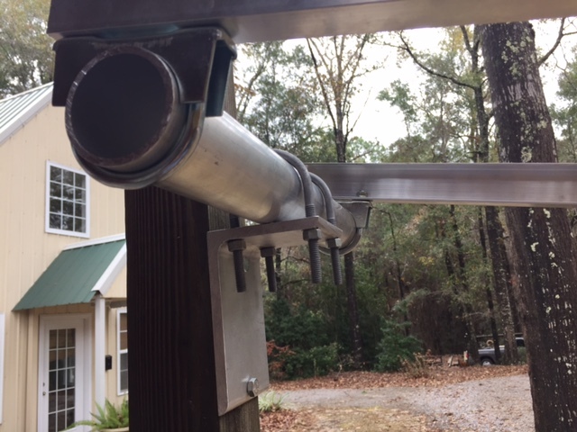 Solar panel universal post mount kit with 44