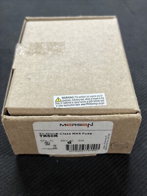 ( Box of 10) Mersen Ferraz Shawmut Tri-Onic Dual Element Time Delay Fuse TR50R