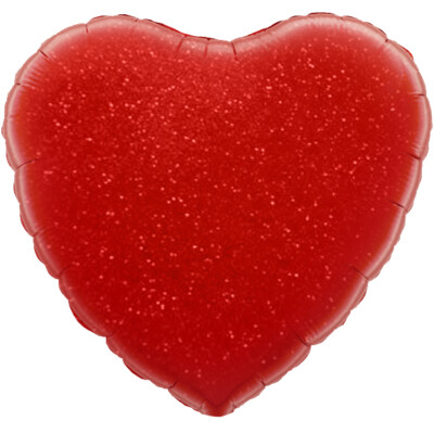 HERZ FOLIE HOLOGRAFISCHER HELIUM BALLON 18'' HOCHZEIT EVENT DEKOR PARTY VALENTINSTAG