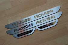 for RANGE ROVER EVOQUE 2020-2025 - CHROME Door Sill Scuff Plates Full Set of 4