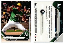 Brady Basso RC Athletics 2025 Topps Now Road To Opening Day OD-126