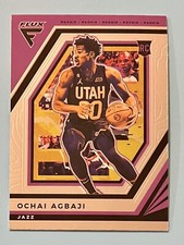 Ochai Agbaji 2022-23 Panini Flux 245 Rookie Base Utah Jazz RC