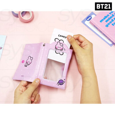 BTS BT21 Official Authentic Goods minini Photo Card Holder +