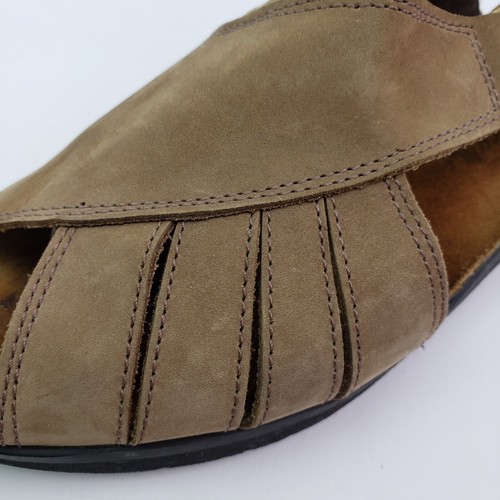 Naot Womens Size EU 40 US 9-9.5 Brown Leather Footbed Slingback Sandals - Picture 9 of 11