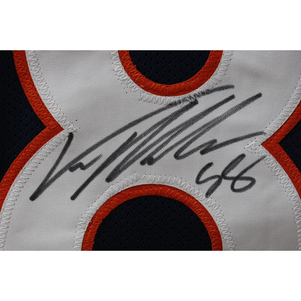 Jersey Von Miller Autografiado/Firmado Estilo Profesional XL Azul Beckett 34319 Foto 2 de 4