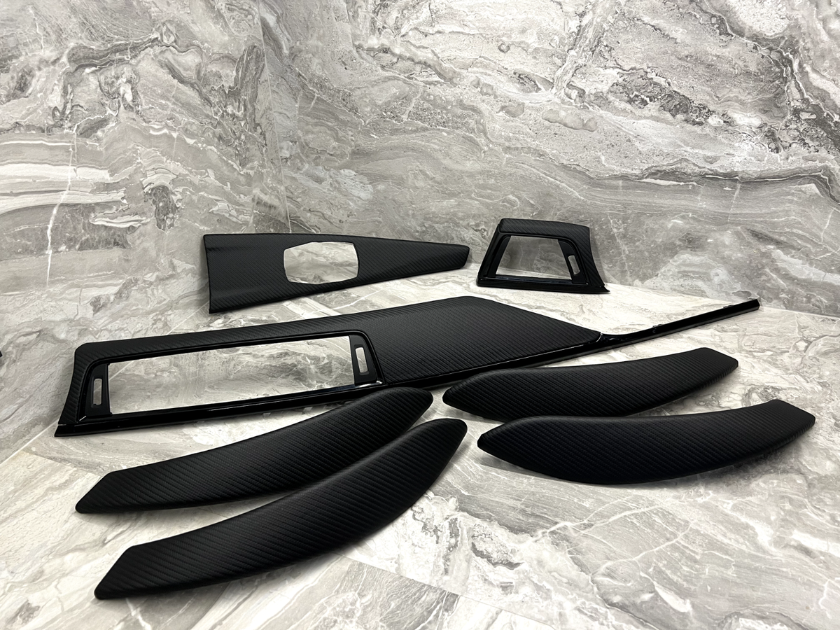 BMW F30 F31 F32 F34 F36 CARBON LEATHER Interior Trim Kit set LHD