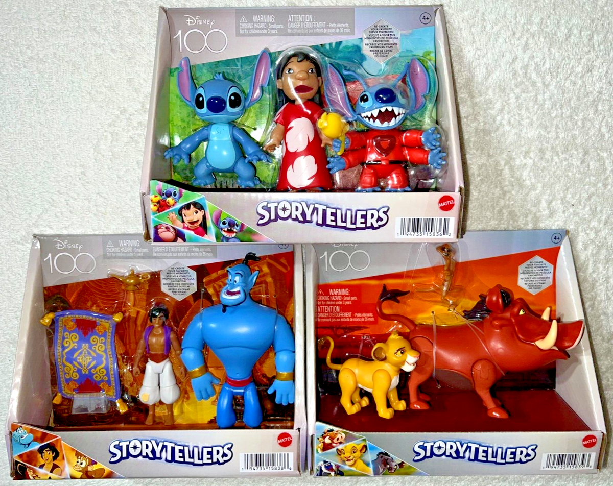 DISNEY STORYTELLERS SET OF 3 LILO & STITCH / THE LION KING