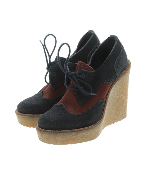 PIERRE HARDY Booties NavyxBrownish 36(Approx. 22.5cm