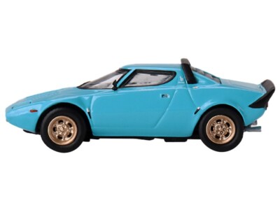 LANCIA STRATOS HF STRADALE LIGHT BLUE 1/64 DIECAST MODEL BY MINI