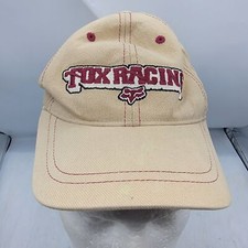Fox Racing Kids Tan Hat Cap Motorcycles Motocross Casual Sports Walking