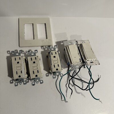 Lutron Dimer Switche + 3 Leviton GFI Switches - Free Shipping