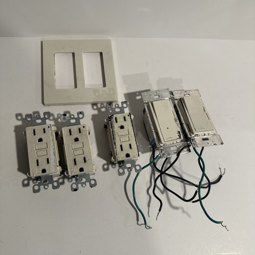 Lutron Dimer Switche + 3 Leviton GFI Switches - Free Shipping