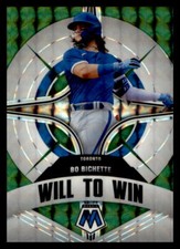 2022 Panini Mosaic #WW-4 Bo Bichette Will to Win Green Mosaic