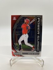 Austin Wells 2020 Panini Prizm Baseball Draft Picks Power Surge Insert #PDP176
