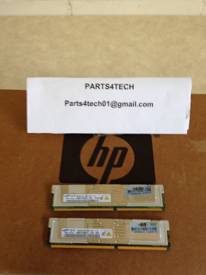HP 397415-B21 398708-061 8gb ram (2X4GB) memory kit - Image 3 of 4