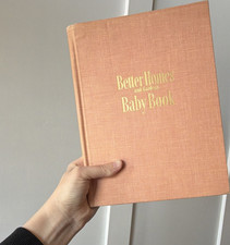 Vintage Better Homes and Gardens Baby Book Peach Hardcover 1940/1950s