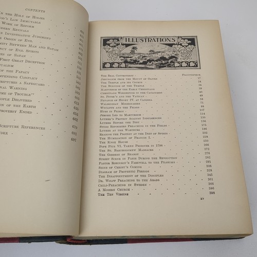 1911 Edition: The Great Controversy Between Christ & Satan By Ellen G. White HC - Picture 5 of 13