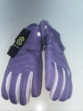 C9 Champion Ski Gloves Water Proof Purple Youth Girls 8/16