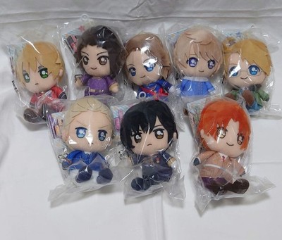 Hetalia chibi plush 8 piece set collectible soft toys brand new sealed