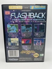 Flashback The Quest for Identity (Sega Genesis) CIB Complete /w Manual MINT VGC